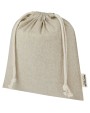 4DO Pheebs 150 g/m² GRS Zuziehbeutel aus Recyclingbaumwolle mittel 1,5 l Tasche personalisierbar