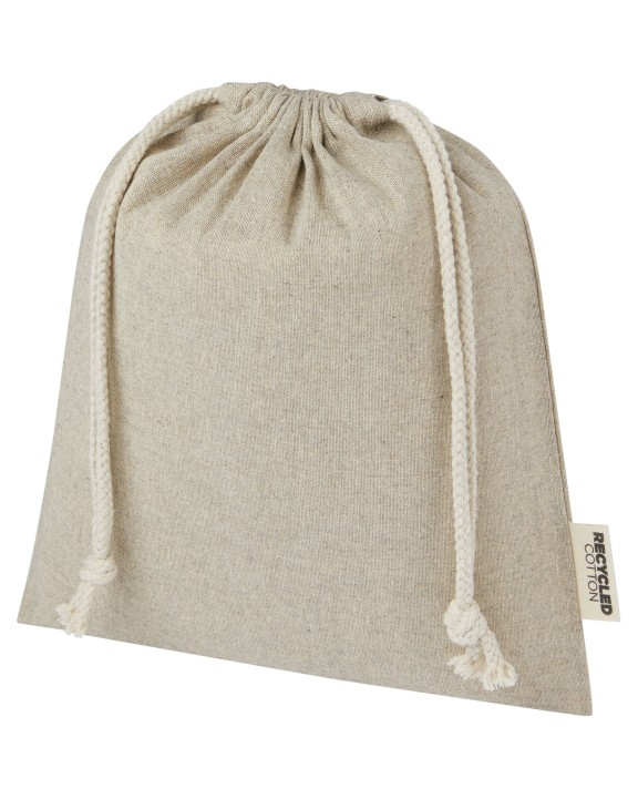 4DO Pheebs 150 g/m² GRS Zuziehbeutel aus Recyclingbaumwolle mittel 1,5 l Tasche personalisierbar