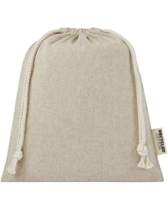 4DO Pheebs 150 g/m² GRS Zuziehbeutel aus Recyclingbaumwolle mittel 1,5 l Tasche personalisierbar