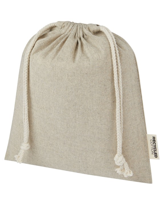 4DO Pheebs 150 g/m² GRS Zuziehbeutel aus Recyclingbaumwolle mittel 1,5 l Tasche personalisierbar