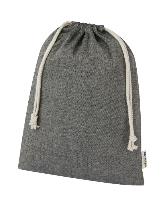 4DO Pheebs 150 g/m² GRS Zuziehbeutel aus Recyclingbaumwolle groß 4 l Tasche personalisierbar