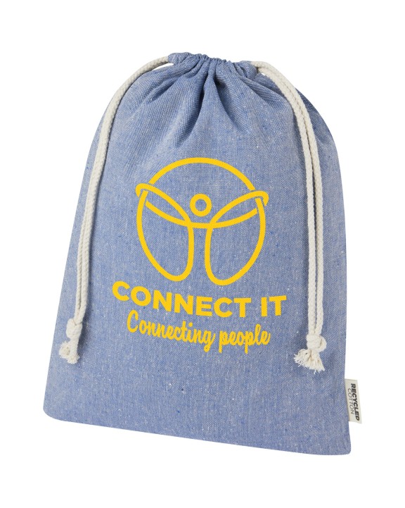 Sac & bagagerie personnalisable 4DO Grand sac cadeau Pheebs en coton recyclé GRS 150 g/m² de 4 L