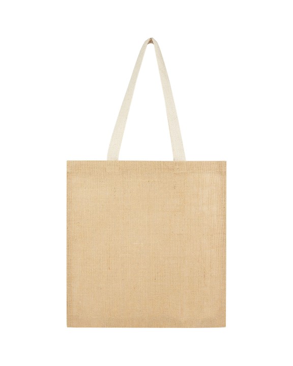 4DO Juta 300 g/m² Jute Tragetasche 7 L Tote Bag personalisierbar
