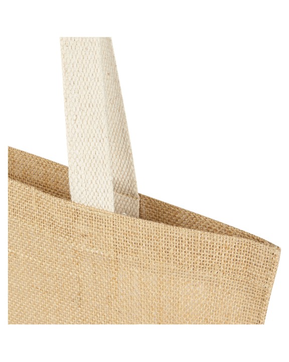 4DO Juta 300 g/m² Jute Tragetasche 7 L Tote Bag personalisierbar