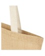 Tote bag 4DO Juta jute draagtas van 300 g/m² 7 l voor bedrukking &amp; borduring