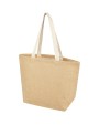Tote bag 4DO Juta jute draagtas van 300 g/m² 12 l voor bedrukking &amp; borduring