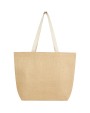 Tote bag 4DO Juta jute draagtas van 300 g/m² 12 l voor bedrukking &amp; borduring