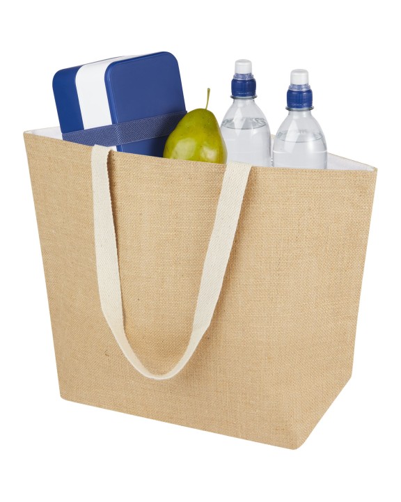 4DO Juta 300 g/m² Jute Kühltragetasche 12 L Tasche personalisierbar