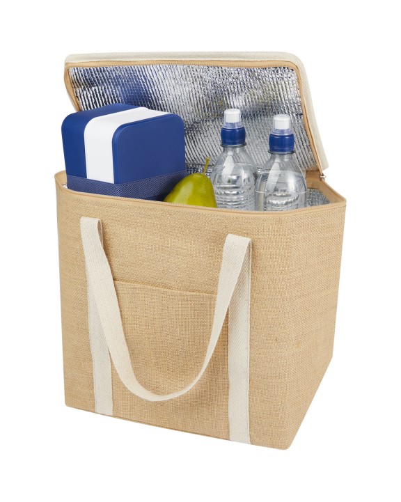 4DO Juta 300 g/m² Jute Kühltragetasche 19 L Tasche personalisierbar