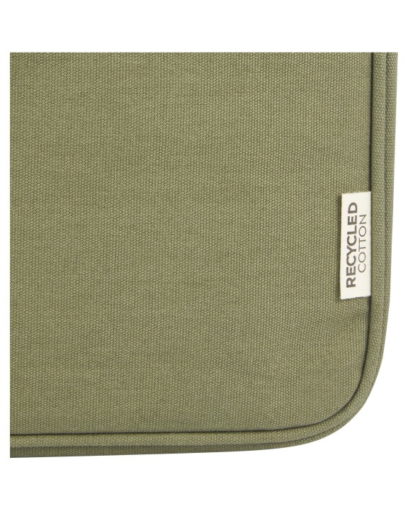 4DO Joey 14" Laptophülle aus GRS recyceltem Canvas 2 L Tasche personalisierbar