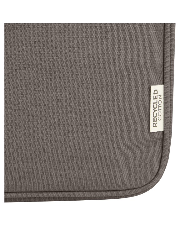4DO Joey 14" Laptophülle aus GRS recyceltem Canvas 2 L Tasche personalisierbar