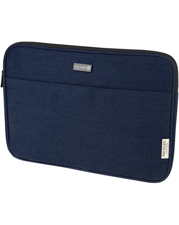 4DO Joey 14" Laptophülle aus GRS recyceltem Canvas 2 L Tasche personalisierbar