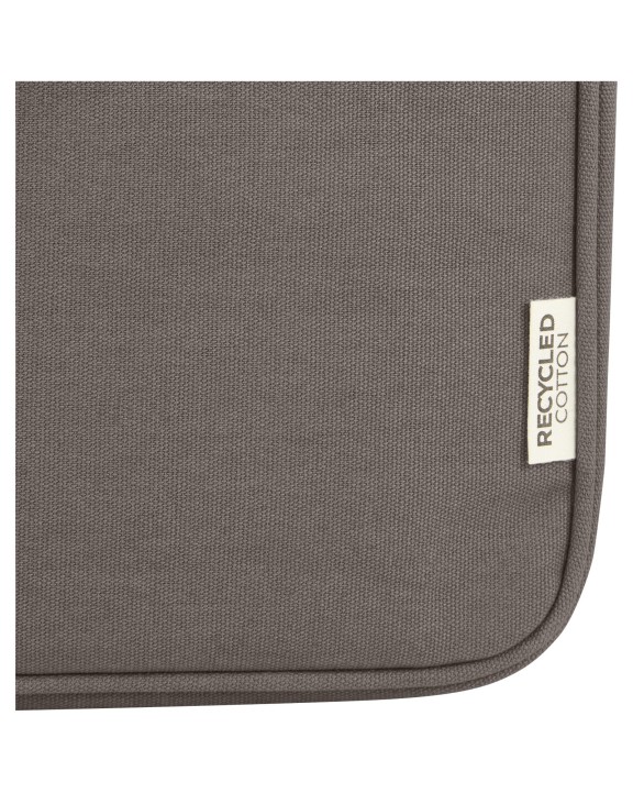 4DO Joey 14" Laptophülle aus GRS recyceltem Canvas 2 L Tasche personalisierbar