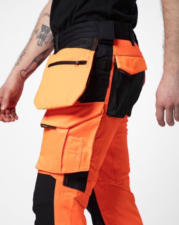 PROJOB 6573 BUNDHOSE STRETCH EN ISO 20471 KLASSE 2 Hose personalisierbar
