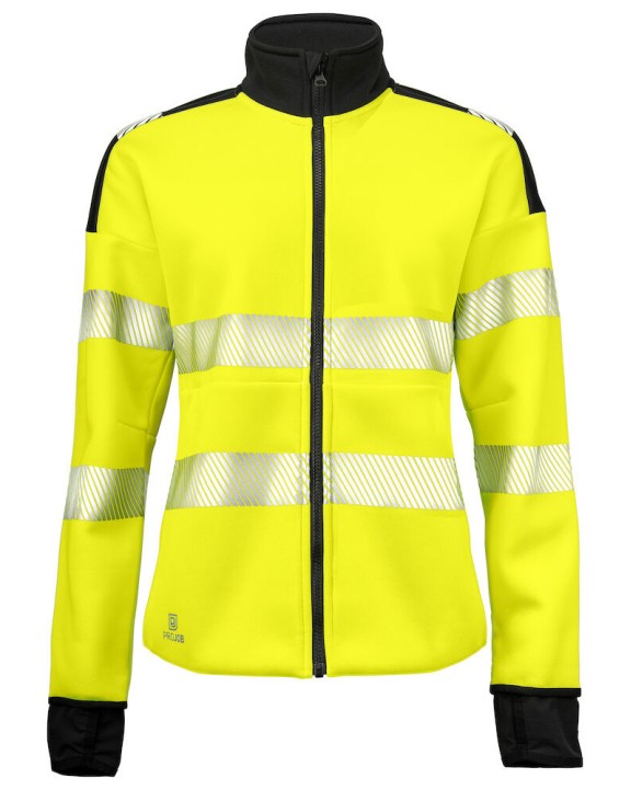 Sweater PROJOB 6111 DAMES SIGNALISATIESWEATER EN ISO 20471 KLASSE 3/2 voor bedrukking &amp; borduring