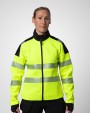 Sweat-shirt personnalisable PROJOB 6111 SWEATSHIRT FULL ZIP FEMME EN ISO 20471 3/2