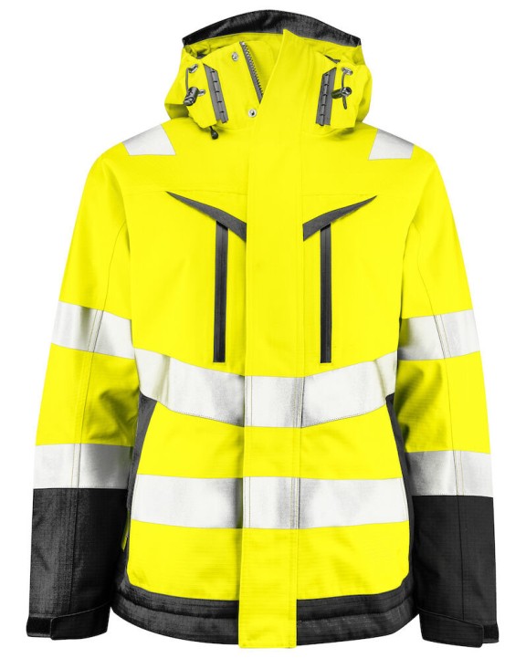 PROJOB 6449 FUNKTIONSJACKE DAMEN EN ISO 20471 KLASSE 2/3 Softshell personalisierbar