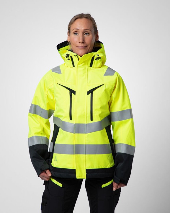 PROJOB 6449 FUNKTIONSJACKE DAMEN EN ISO 20471 KLASSE 2/3 Softshell personalisierbar