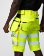 Bermuda & Short PROJOB 6575 SIGNALISATIE STRETCHSHORT MET SPIJKERZAKKEN EN ISO 20471 KLASSE 2/1 voor bedrukking &amp; borduring