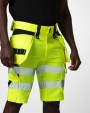 Bermuda & Short PROJOB 6575 SIGNALISATIE STRETCHSHORT MET SPIJKERZAKKEN EN ISO 20471 KLASSE 2/1 voor bedrukking &amp; borduring