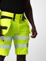 Bermudas & Shorts à personnaliser PROJOB 6575 SHORT STRETCH EN ISO 20471 CLASSE 2/1 jaune/noir