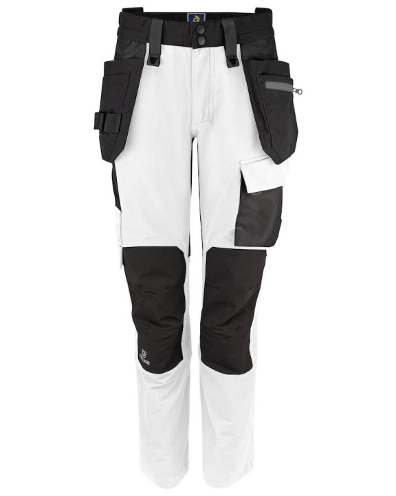 Broek PROJOB 5564 DAMES STRETCHBROEK MET KNIEZAKKEN EN SPIJKERZAKKEN voor bedrukking &amp; borduring
