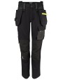 Broek PROJOB 5564 DAMES STRETCHBROEK MET KNIEZAKKEN EN SPIJKERZAKKEN voor bedrukking &amp; borduring