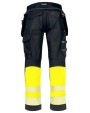 Pantalon personnalisable PROJOB 6525 PANTALON COTON POLYESTER EN ISO 20471 CLASSE 1