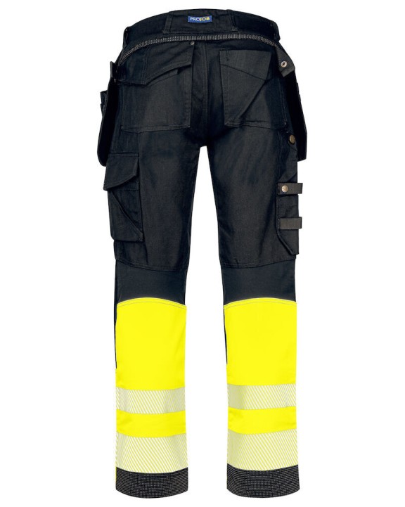 Pantalon personnalisable PROJOB 6525 PANTALON COTON POLYESTER EN ISO 20471 CLASSE 1