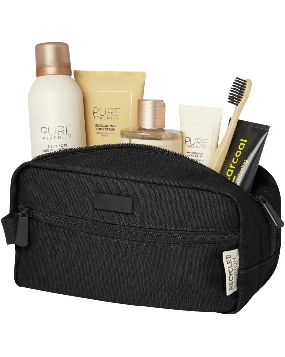 Sac & bagagerie personnalisable 4DO Pochette pour accessoires de voyage Joey de 3,5 L en toile recyclée certifiée GRS
