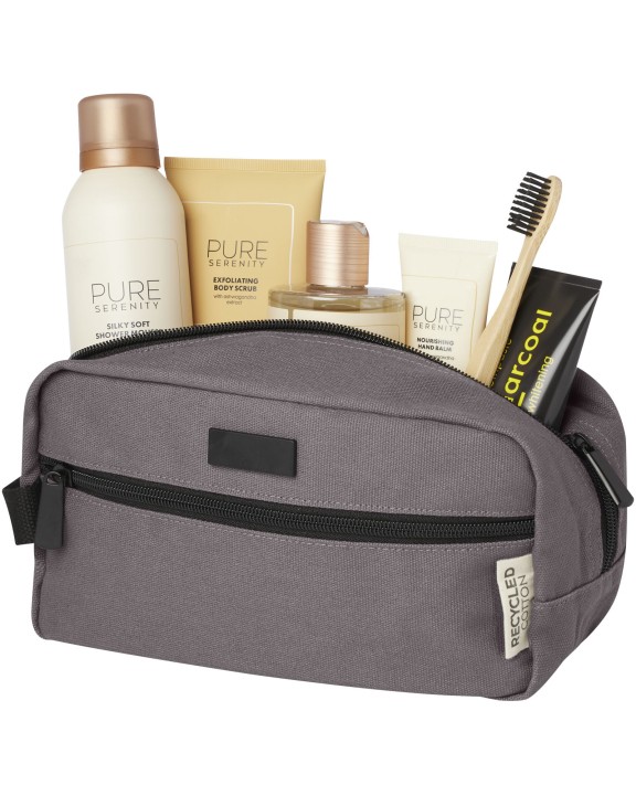 Sac & bagagerie personnalisable 4DO Pochette pour accessoires de voyage Joey de 3,5 L en toile recyclée certifiée GRS