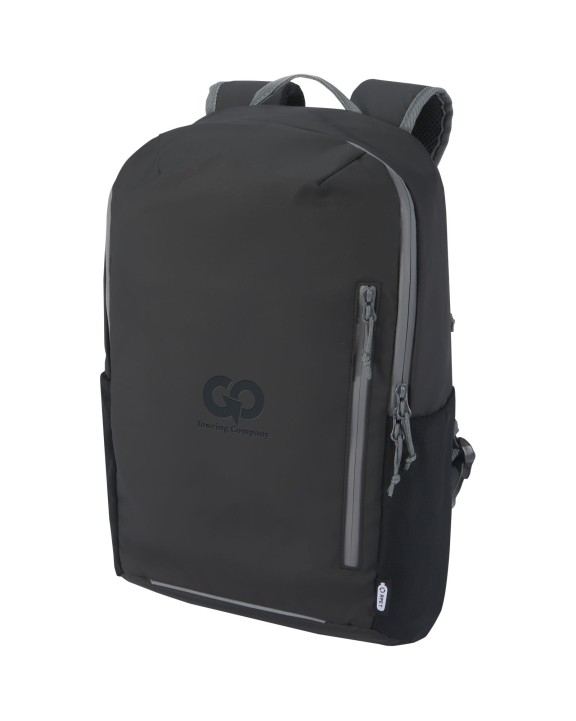 Sac & bagagerie personnalisable 4DO Sac à dos  Aqua pour ordinateur portable 15 pouces recyclé certifié GRS et résistant à l'ea...