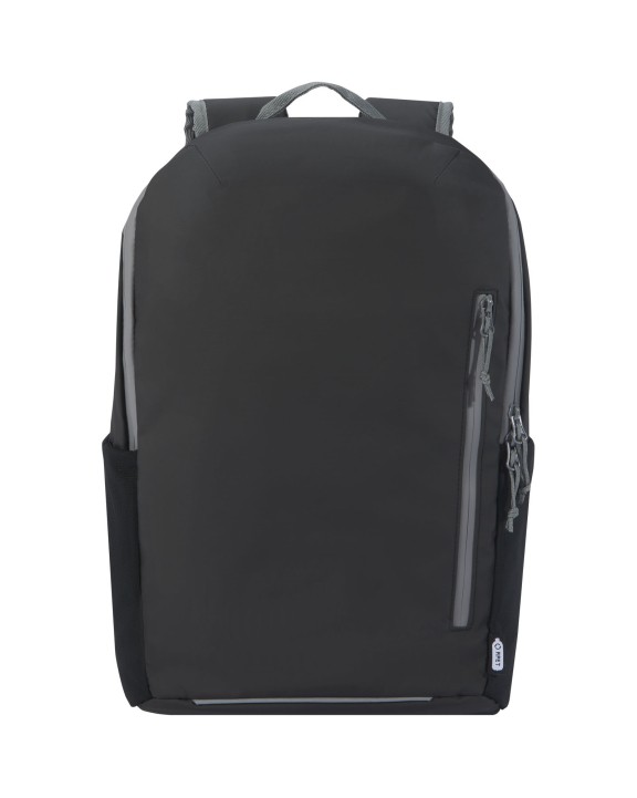 4DO Aqua wasserabweisender 15" Laptop-Rucksack aus GRS Recyclingmaterial 21 L Tasche personalisierbar