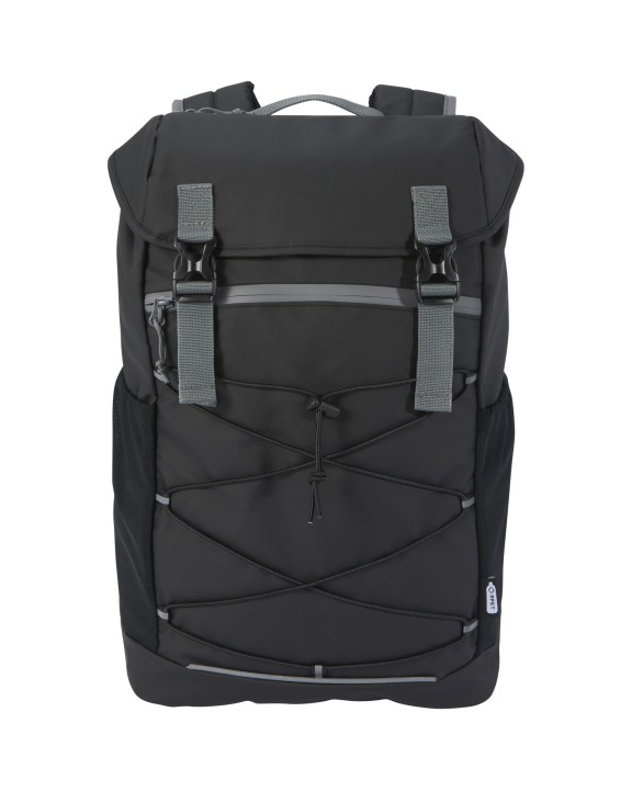 4DO Aqua 15,6" GRS recycelter wasserabweisender Laptop-Rucksack 23 L Tasche personalisierbar