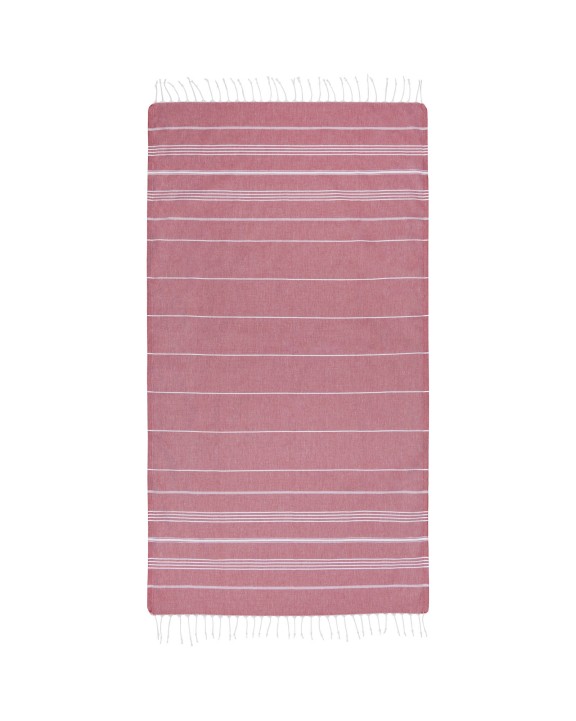 Accessoire 4DO Anna hamamhanddoek van 150 g/m² katoen 100 x 180 cm voor bedrukking &amp; borduring