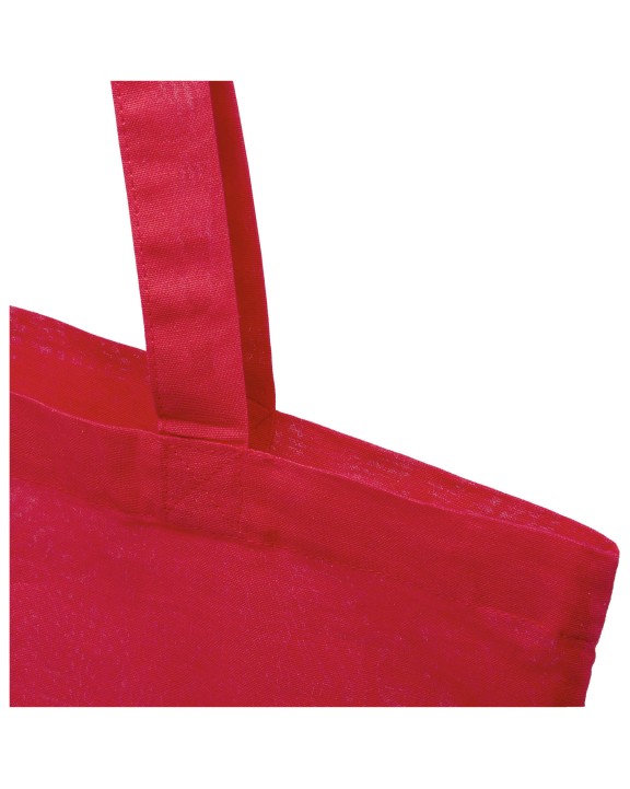 4DO Madras 140 g/m² Baumwoll Tragetasche aus GRS recycelter Baumwolle, 7L Tote Bag personalisierbar