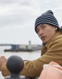 BEECHFIELD ORIGINAL DEEP CUFFED STRIPED BEANIE Mütze, Schal & Handschuh personalisierbar
