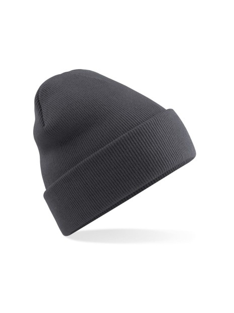 BEECHFIELD POLYLANA® ORIGINAL CUFFED BEANIE gris graphite personnalisable