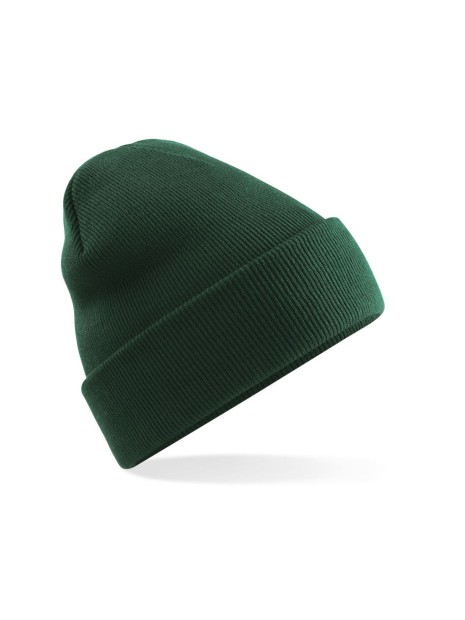 BEECHFIELD POLYLANA® ORIGINAL CUFFED BEANIE vert bouteille personnalisable