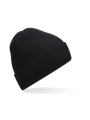 BEECHFIELD POLYLANA® RIBBED BEANIE noir personnalisable