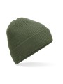 BEECHFIELD POLYLANA® RIBBED BEANIE vert olive personnalisable