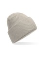 BEECHFIELD CLASSIC ENGINEERED DEEP CUFFED BEANIE natural stone personnalisable