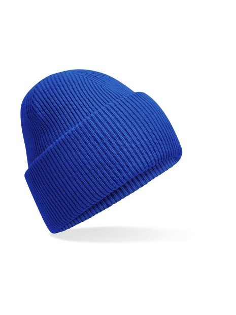BEECHFIELD CLASSIC ENGINEERED DEEP CUFFED BEANIE bright royal personnalisable