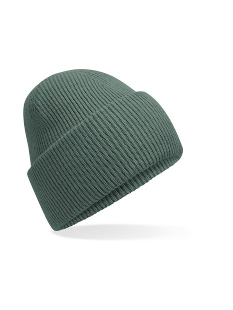 BEECHFIELD CLASSIC ENGINEERED DEEP CUFFED BEANIE marine green personnalisable
