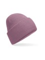 BEECHFIELD CLASSIC ENGINEERED DEEP CUFFED BEANIE dusty purple personnalisable