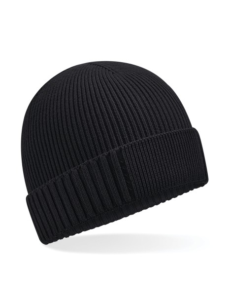 BEECHFIELD Bonnet en coton biologique avec patch technique noir personnalisable