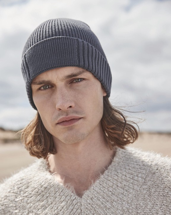 Casquette personnalisable BEECHFIELD Bonnet en coton biologique avec patch technique