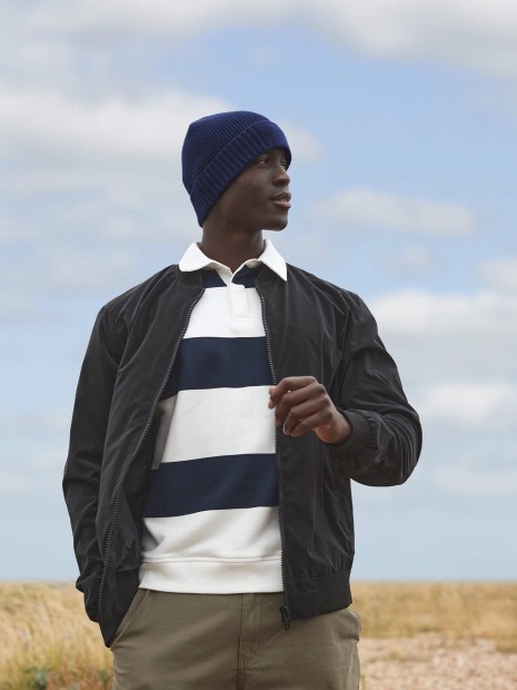 Casquettes à personnaliser BEECHFIELD Bonnet en coton biologique avec patch technique 