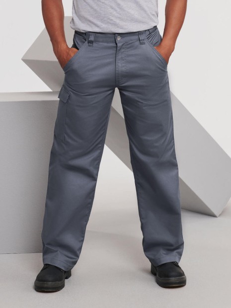 Pantalons à personnaliser RUSSELL Twill Workwear Trousers length 32” 