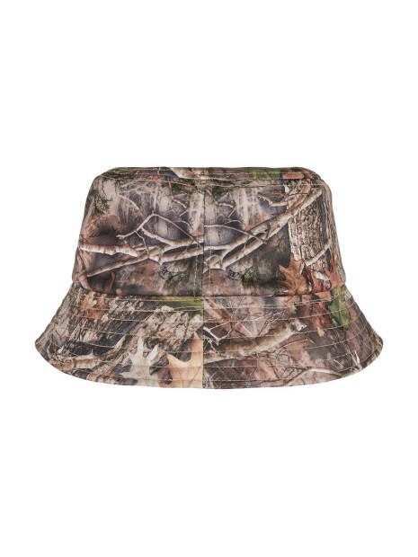 FLEXFIT Sherpa Real Tree Camo Reversible Bucket Hat camo tree personnalisable